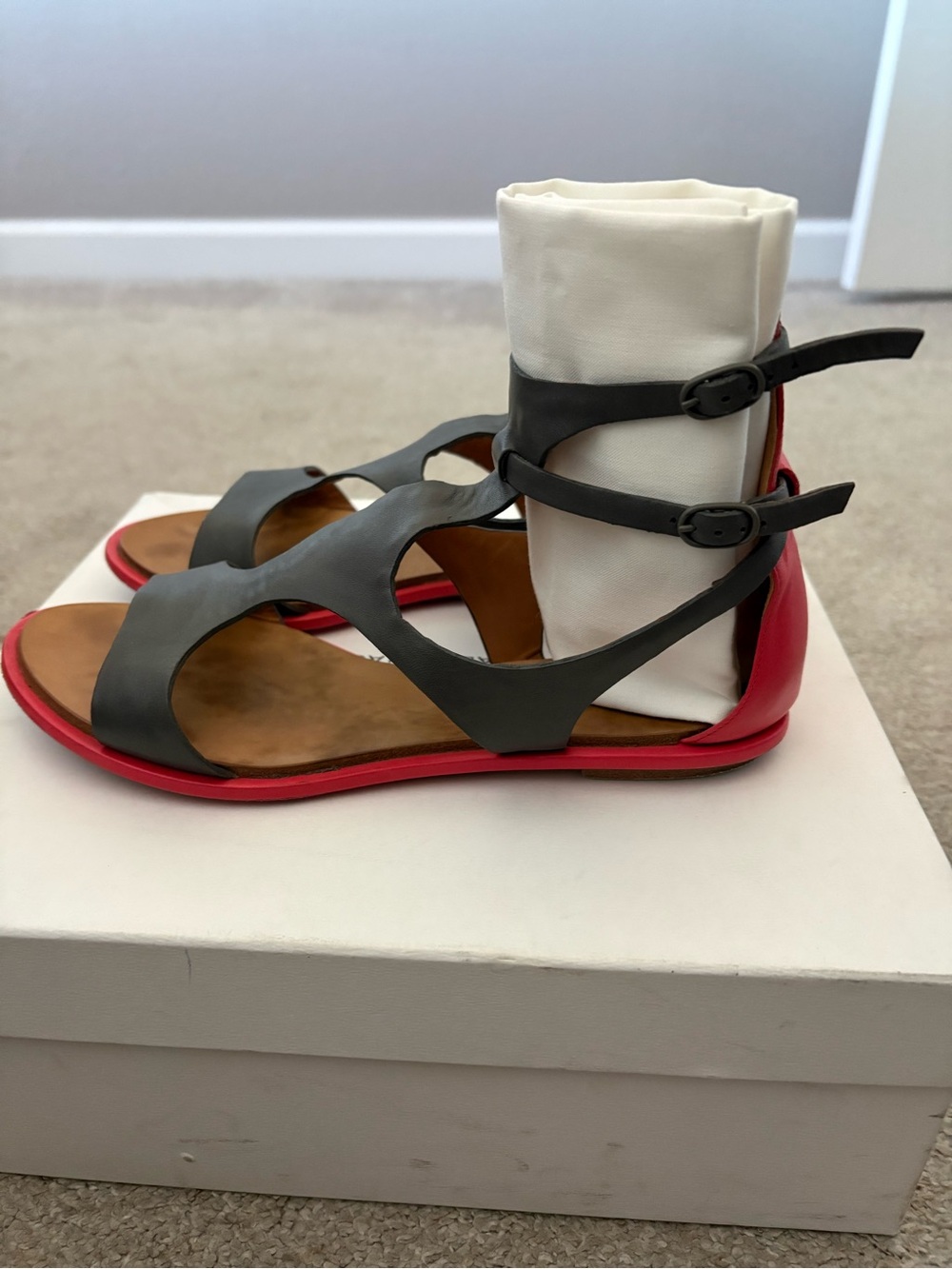 Balenciaga Pelle S cuoio Nappa BB  sandals